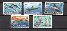 Solomon Islands 1994 Set Delphin/Fish/Dolphins Stamps (Michel 846/50) MNH - Isole Salomone (1978-...)