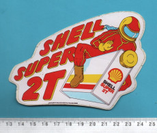 SHELL - AUTO MOTO RALLYE RACING MECANIQUE GARAGE - AUTOCOLLANT - Autocollants