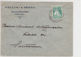 Portugal   -  Envelope  Circulou  De Alcanhões Para Santarém - FDC