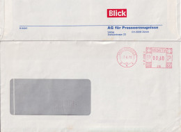 Motiv Brief  "Blick, AG Für Presseerzeugnisse, Zürich/Zofingen"      1979 - Cartas & Documentos