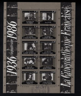 1994834105 1986 YVERT BLOC 9  (O) GESTEMPELD - USED - LA CINEMATHEQUE FRANCAISE - Used Stamps