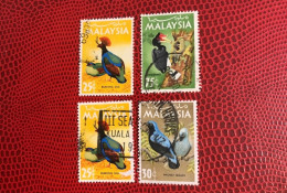 MALAYSIE 1965 4v Oblitere Used YT Pájaro Bird Pássaro Vogel Ucello Oiseau Mi MALAYSIA - Kuckucke & Turakos