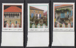 2010 Lebanon Architecture Buildings Complete Set Of 3 MNH - Libanon