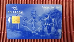 Phonecard Atomium 500 BEF Used IH 31.01.2002  Only 20.000 Made Rare - Avec Puce