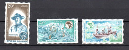 Dahomey 1973 Set Boyscouts/Pfadfinder/Jamboree Stamps (Michel 516/18) MNH - Bénin – Dahomey (1960-...)