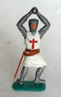 FIGURINE TIMPO TOYS - CHEVALIER CROISE 2 Bras Levés Manque Les Accessoires - CRUSADER  - BRITAINS - Militares