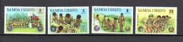Samoa 1973 Set Boyscouts/Pfadfinder/Jamboree Stamps (Michel 76/79) MNH - Samoa (Staat)