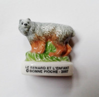 Fève Le Renard Et L'enfant Série Bonne Pioche- Le Lynx - Dibujos Animados