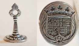 MONACO GRIMALDI - Unique Seal Of Alliance 1648 Henry De Matignon And Marie-françoise Le Tellier - Other & Unclassified