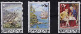 Norfolk Inseln 429-431 Postfrisch Schifffahrt #GA978 - Norfolk Island