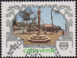 1987 Kap Verde ° Mi:CV 519, Sn:CV 509, Yt:CV 510, Sg:CV 584, Afi:CV-RP 158, Memorial In Velha - Islas De Cabo Verde