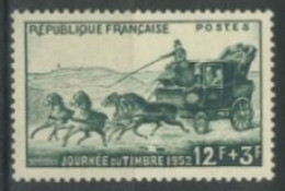 FRANCE. - 1952 - STAMP DAY, # 919, UMM (**). - Unused Stamps