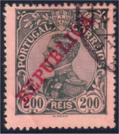 742 Portugal 200 Reis Vert Fonce Dark Green (POR-18) - Usati