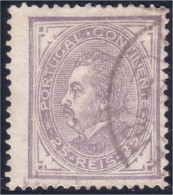 742 Portugal 25 Reis Gris (POR-5) - Used Stamps