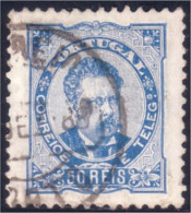 742 Portugal 50 Reis Bleu Blue (POR-9) - Gebraucht