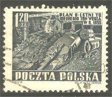 740 Pologne Mines Mining Miner Mineur Charbon Coal Kohl Carbone (POL-364) - Minéraux