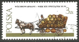 740 Pologne Cheval Horse Pferd Bière Beer Bier Paard Caballo (POL-303) - Bières