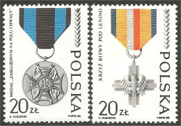 740 Pologne Medailles Guerre War Medals MNH ** Neuf SC (POL-257b) - Militaria