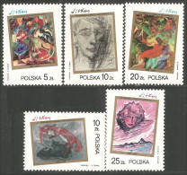 740 Pologne Tableaux Witkiewicz Paintings MNH ** Neuf SC (POL-250) - Neufs
