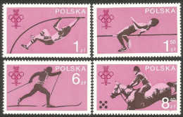 740 Pologne 1980 Olympics Ski Jumping Horse Cheval Pferd MNH ** Neuf SC (POL-241) - Unused Stamps