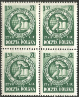 740 Pologne Students Congress Etudiants Block/4 MNH ** Neuf SC (POL-229) - Other & Unclassified