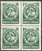 740 Pologne Students Congress Etudiants Block/4 MNH ** Neuf SC (POL-229) - Autres & Non Classés