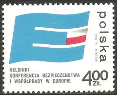 740 Pologne Drapeau Européen European Flag MNH ** Neuf SC (POL-203) - Timbres