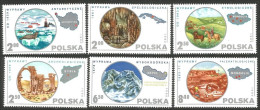 740 Pologne 1980 Ethnologie Paleontologie Antarctique MNH ** Neuf SC (POL-204) - Other & Unclassified