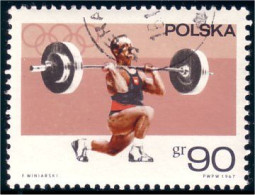 740 Pologne Halterophile Halteres Weight Lifting (POL-155) - Halterofilia