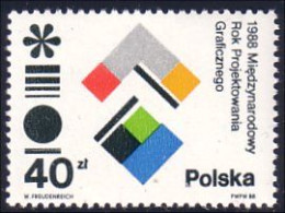 740 Pologne Graphic Design MNH ** Neuf SC (POL-132) - Orologeria