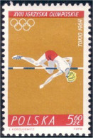 740 Pologne Saut Hauteur High Jump MNH ** Neuf SC (POL-72) - Atletismo