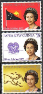 738 Papua New Guinea Jubilee 1977 MNH ** Neuf SC (PNG-36b) - Familles Royales