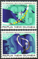 738 Papua New Guinea Carte Map MNH ** Neuf SC (PNG-31) - Islas