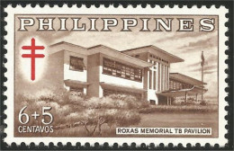 730 Philippines 1961 Roxas Memorial TB Pavillon MH * Neuf CH (PHI-12) - Medicina