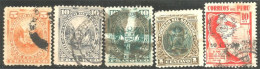 728 Peru 5 Old Stamps (PER-11) - Pérou