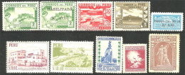 728 Peru 10 Old Stamps MH * Neuf CH (PER-12) - Pérou