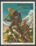 722 Paraguay Bicentenary USA Chasse Hunt Jagd Chien Perro Dog Hund Cano MNH ** Neuf SC (PAR-148) - Dogs