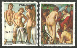 722 Paraguay Bicentenary USA Nude Paintings Tableaux Nus MNH ** Neuf SC / O (PAR-145) - Nus