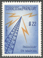 722 Paraguay Tour Radio Tower Communications MNH ** Neuf SC (PAR-119) - Télécom