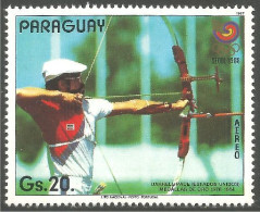 722 Paraguay Olympics Seoul 1988 Archer Bow Flèche Arrow Tir Arc (PAR-110) - Archery