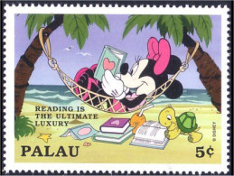 718 Disney Palau Education Reading Lecture Book Livre Minnie MNH ** Neuf SC (PAL-16a) - Palau