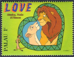 718 Palau Lion Lionness Lionne MNH ** Neuf SC (PAL-6d) - Big Cats (cats Of Prey)