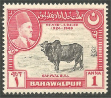 716 Pakistan Bull Taureau Vache Vaca Kuh Koe Mucca Vacca MH * Neuf CH Légère (PAK-17a) - U.P.U.