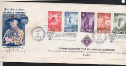 PHILIPPINES - 1959 - SCOUT JAMBOREE S/SHEET ON BADEN POWELF FDC , SG CAT £24 - Lettres & Documents