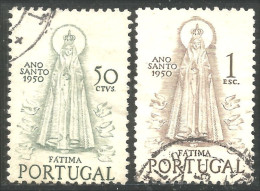 742 Portugal 1950 Année Sainte Ano Santo Fatima (POR-170) - Usado