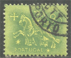 742 Portugal 1953 90c Cavalier Knight Cheval Horse Pferd Caballo Cavallo Paard (POR-154) - Caballos