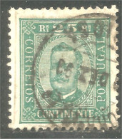 742 Portugal 1892 King Carlos 25r Green Vert(POR-147) - Used Stamps