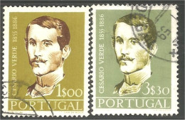 742 Portugal 1957 Cesario Verde Poet Ecrivain Writer Poete (POR-104) - Used Stamps