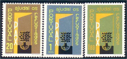 742 Portugal Paix Peace Refugee Year Refugies MH * Neuf CH (POR-33) - Unused Stamps