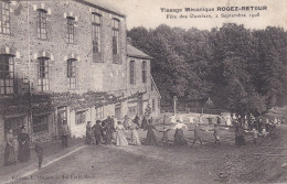 TISSAGE MECANIQUE ROGEZ-RETOUR Fetes Des Ouvriers (petit Defaut Pli En Bas à Droite) - La Ferte Mace